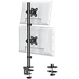 MOUNT PRO Vertical Dual Monitor Stand, Stacked