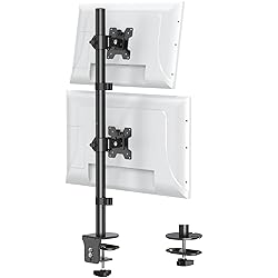 MOUNT PRO Vertical Dual Monitor Stand, Stacked