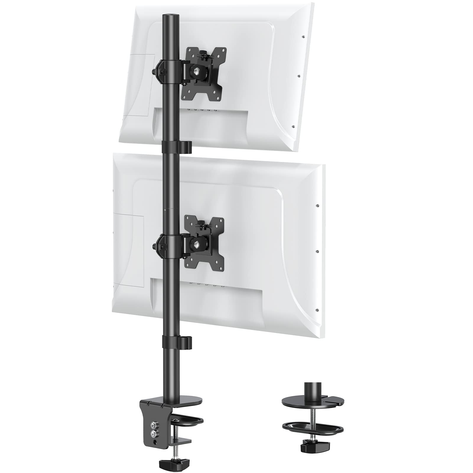 MOUNT PRO Vertical Dual Monitor Stand, Stacked