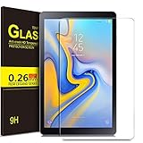 IVSO Screen Protector for Samsung Galaxy Tab A 10.5, 9H Hardness HD Clear Tempered Glass Screen Protector for Samsung Galaxy Tab A 10.5 2018 Release SM-T590 (Wi-Fi)& SM-T595 (LTE) Tablet (1 PCS)