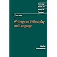 Hamann: Writings on Philosophy and Language (Cambridge Texts in the History of Philosophy)