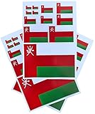 EUIOSFDC Decal in Multiple Sizes Oman Flag Sticker