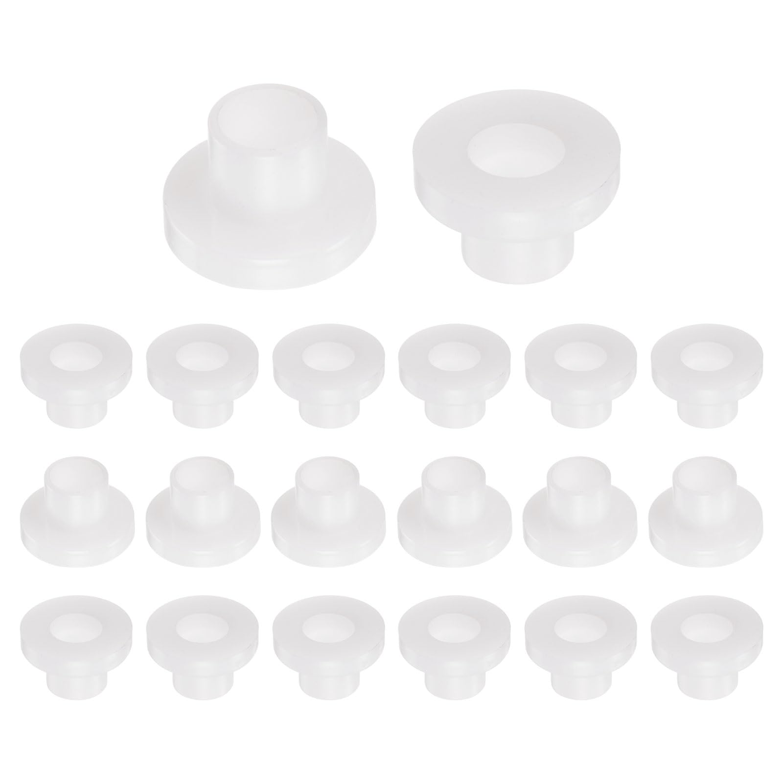 uxcell 20pcs Flanged Sleeve Bearings Plastic