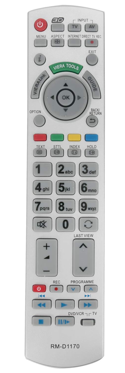 ALLIMITY N2QAYB000717 Remote Control Replace for Panasonic Viera TV TX-L32EM5B TX-L32X5B TX-L50EM5B TX-P42X50B TX-P42X50E TX-P50X50B TX-P50X50E TX-PR50X50