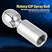 Rotary Spray Ball 360° Spray Pattern Stainless Steel Spray Ball with Self Cleaning and Self Lubrication Design