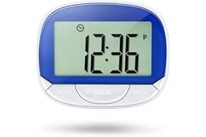 PARTYKINDOM 1 Set Pedometer for Walking Large Screen Sports Pedometer Portable Pedometer with Clip Gifts for Him