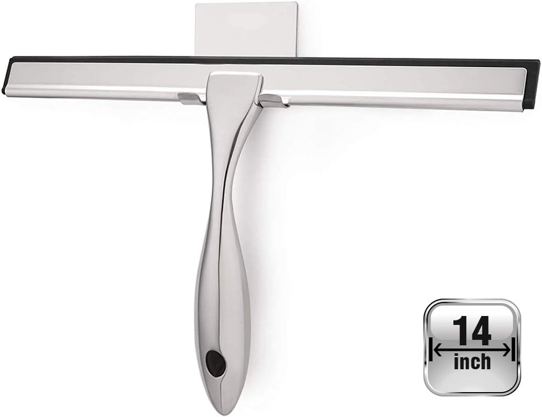 OPERNEE AllPurpose Shower Squeegee for Shower Doors, 14