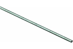 NATIONAL HARDWARE Stanley National N218-289 Stanley Threaded Rod, 5/16-24 X 3 Ft, Steel, Zinc Plated
