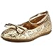 The Doll Maker Metallic Glitter Strap Flat Shoes - FBA1511115A-10