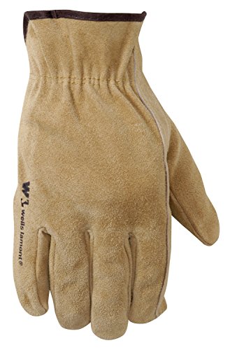 Wells Lamont Leather Work Gloves, Suede Cowhide, Large (1012L)