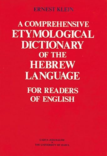 Download A Comprehensive Etymological Dictionary of the Hebrew Language for Readers of English PDF
