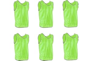 DALLX Pinnies Scrimmage Vests Team Practice Jersey for Child Youth Teen Lightweight