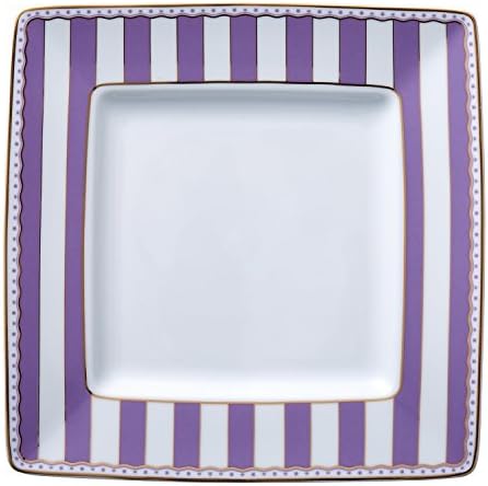 Noritake ノリタケ スクエア プレート 24 5cm カーニバル ラベンダー 国産品 Bt M 248 ファインポーセレン