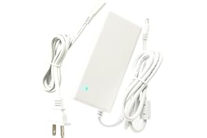 LaWana White Power Replacement Cord Compatible with Silhouette Cameo 4 3 2 1 SD Portrait Studio Electronic Cutting Tool Print,24V AC Adapter for Silhouette Electronic Cutting Tool Charger