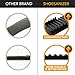 SHOESANIZER adjustable shoe organizer - Double closet storage shoe slots. Best for Shoe racks, Shoe shelves and Cabinets. Home space saver shoe stackers (8 Piece Black )