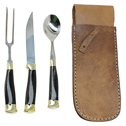 Stainless Steel Renaissance Dinnerware Utensils Fork Spoon Knife Medieval Silverware Set