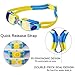 Hurdilen Kids Swim Goggles, Swimming Goggles for Kids Children, Anti-Fog Anti-UV Youth Swim Glasses with Nose Clip, Earplugs for Age 3-15