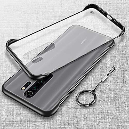CELLUTION Matte Transparent Hybrid Frosted Frameless Design Rugged Armor Ultra Thin Bumper Case Cover with Ring Buckle f