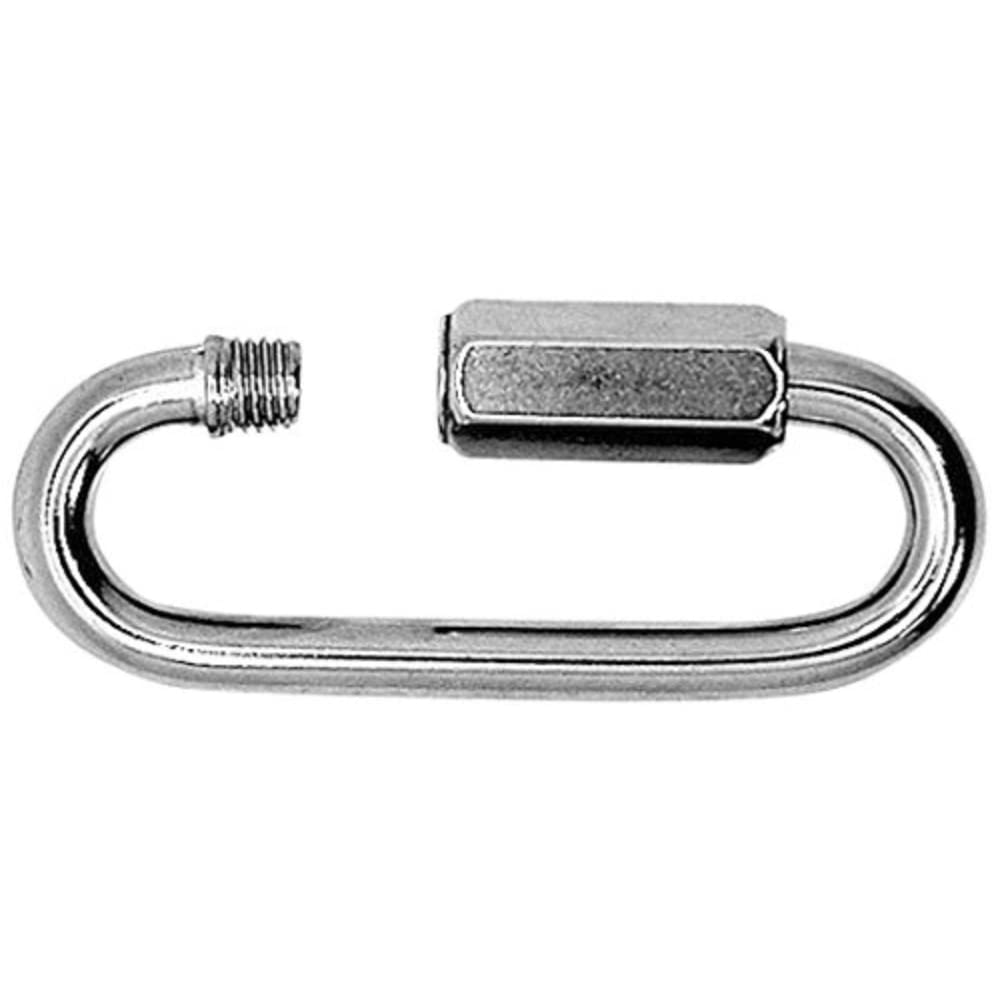 Merriway BH01921 (2 Pcs) Quick Link Chain Repair Shackles, BZP Steel M6 (1/4 inch) - Pack of 2 Pieces, Zinc Plated