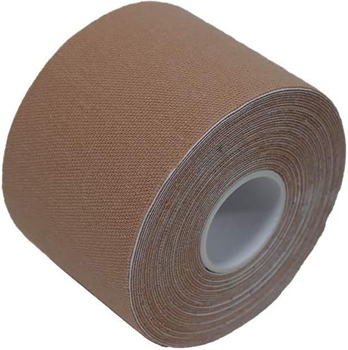 HypaPlast Kinesiology Tape, Tan 5cm x 5m (Pack of 12 Rolls)