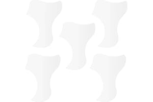 Briny River 5Pcs Guitar Pickguard Anti-Scratch Guard Plate Transparent Self-adhesive for 40 41 Inch Guitar