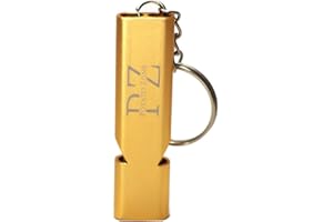 Potato Zone Emergency Whistle – Survival Keychain Whistle Emergency – 120db Loud Safety Whistle for Protection, Camping, Hiking, Sports, Dog Training – Portable Metal Whistle