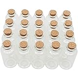 AxeSickle 20 mL Cork Stopper Glass Bottles Mini