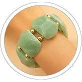 LKingel Chunky Resin Bangle Bracelets for Women Irregular Stretch Acrylic Cuff Bracelet Adjustable Chunky Resin Wrist Bangle Bracelets Acrylic Statement Bracelet for Women