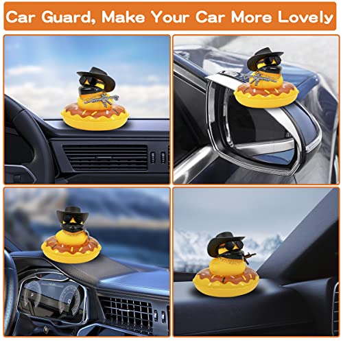 Ducks for Cars Rubber Duck for Dashboard of Car, Yellow Squeak Ducky