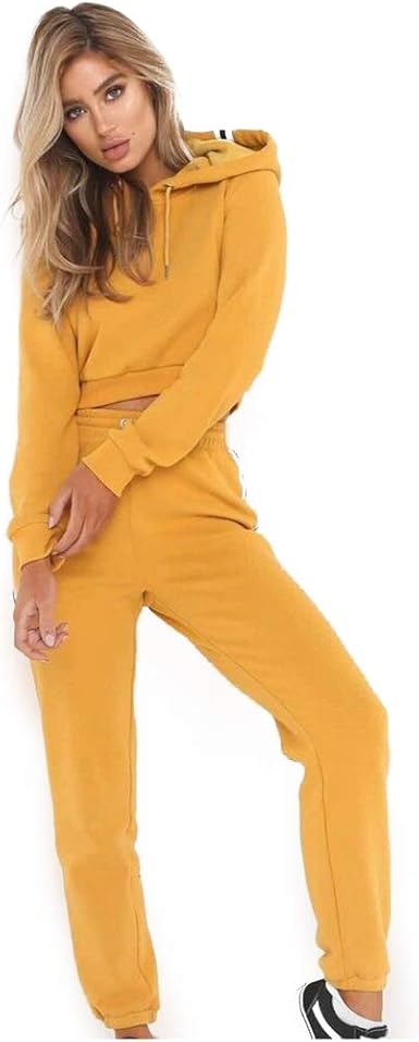 yellow tracksuit womens