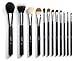 Sedona Lace 12 Piece Professional Makeup Brushes - Black