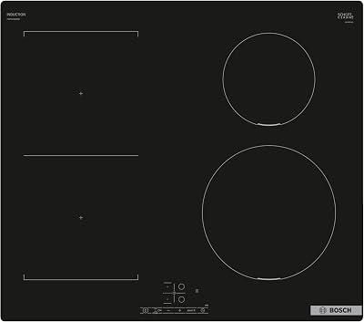 Bosch Series 4 60cm Induction Hob 4 Zones CombiZone PowerBoost