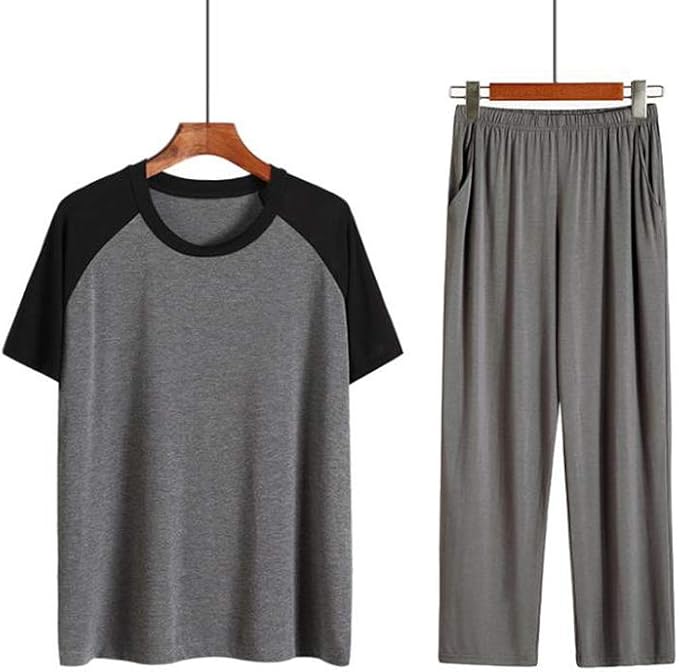 Amazon Obosoyo パジャマ メンズ 綿100 ルームウェア パジャマ 夏 部屋着 半袖 短パンツ 上下セット 柔らかい肌触り 吸汗通気性 涼しい パジャマ 通販