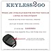 Keyless2Go Replacement for New Keyless Entry Remote Car Key Fob for Select Malibu Cobalt Lacrosse Grand Prix G5 G6 Models That use 15252034 KOBGT04A Remote
