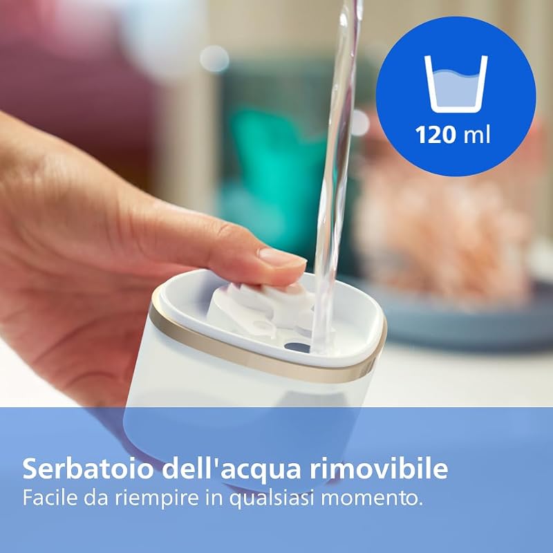 Philips 3000 Ferro da Stiro Verticale a Vapore Pieghevole, 20 g/min, 1000W