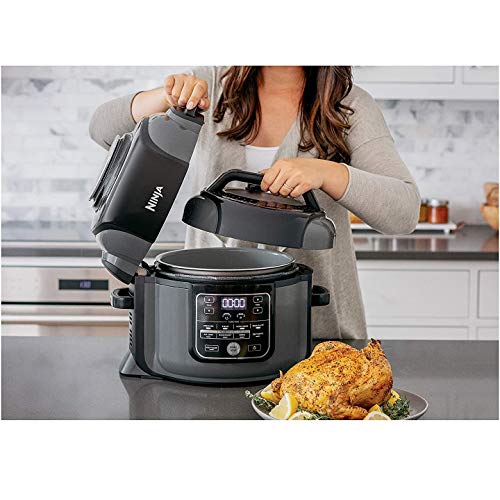 Ninja Foodi OP305 6.5 Quart TenderCrisp Pressure Cooker Black/Gray