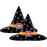Set of 2 Witch Hat Jumbo 40" Foil Party Balloons