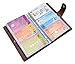 96 Card Slots RFID Blocking Credit Card Holder Leather Multi Business Card Cases