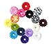 Ema Jane - 15 Cute Assorted Ema Jane Boutique Quality Small Gerber Daisy Hair Clip Bows (Headbands Not Included) - Infant, Baby, Toddlers, Youth, Young Girls (Headbands Not Included) - Hair Clip Attaches to a Headband or Beanie