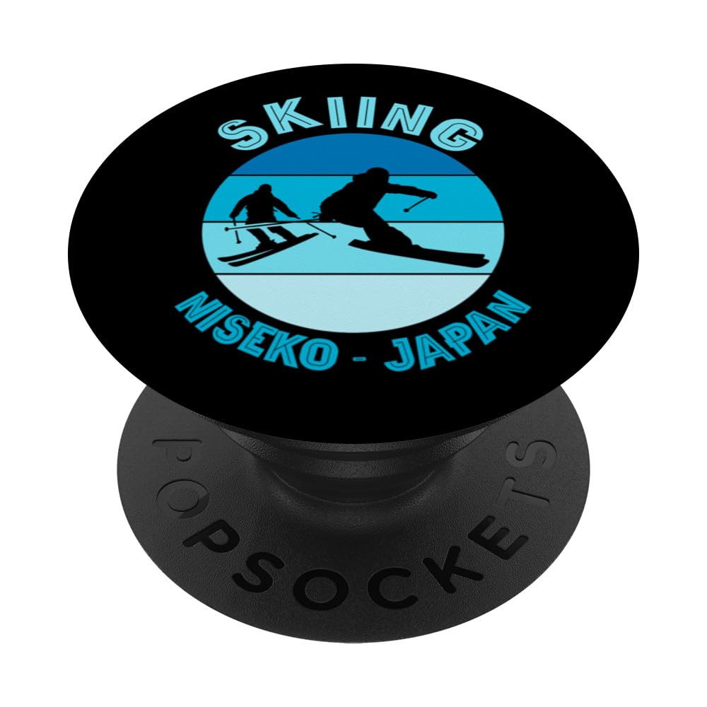 Skiing Niseko Japan Skier PopSockets Swappable PopGrip
