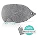 Cotton Sleep Eye Mask - Light Blocking Sleep Mask, Comfortable & Lightweight Sleeping Mask with Adjustable Strap(Grey)