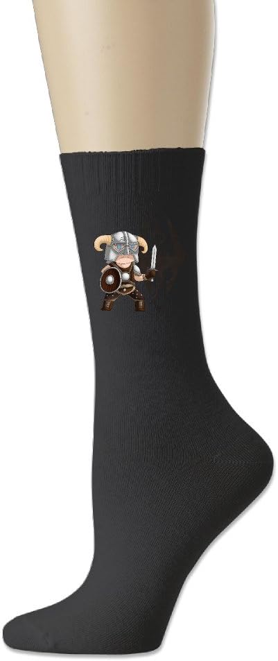 Asenra Cute Skyrim Dragon Symbol Athletic Crew Socks
