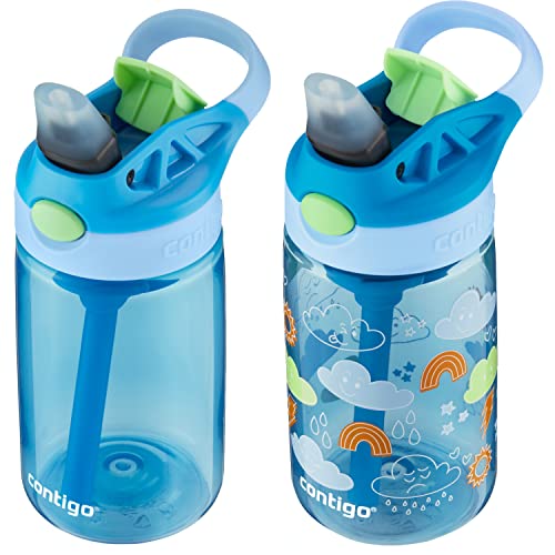 Contigo Aubrey Kids Cleanable Water Bottle with Silicone Straw and