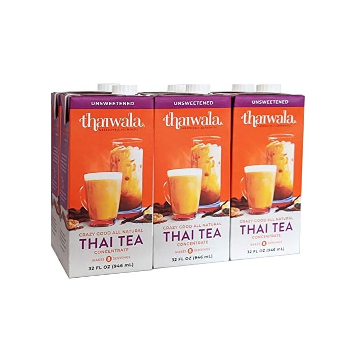 Buy Thaiwala UNSWEETENED Thai Tea Concentrate (6 PACK) NOW YOU CAN