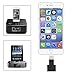 Ankey Lightning Extender Adapter, 8 Pin Dock Extender for Lifeproof Otterbox Cases, Male to 8 Pin Female Charger Adapter for iPhone 5, 5s, 5c, SE, 6, 6S, 7, 7S, 8 Plus, X (Black)