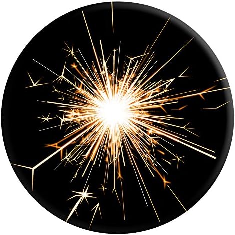 TracyWalk- Customized Sparkle Fireworks Expanding Stand for iPhones(iPhone 7/6/5 etc.£&amp;Smartphones(Galaxy Samsung S8/Huawei/LG/Blackmerry etc.)--Black