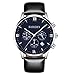 KASHIDUN Men's Wrist Waterproof Watches Casual Quartz Analog Luxury Top Brand Men Watch-Black ZH-YHP