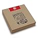 Bella Busta-Personalize 3 Years as Husband and Wife Theme-Traditional 3th Anniversary Keepsake -Engraved Leather Tray Valet (Rawhide)