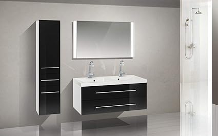 Mueble con lavabo y 120 cm lavabo doble: Amazon.es: Hogar
