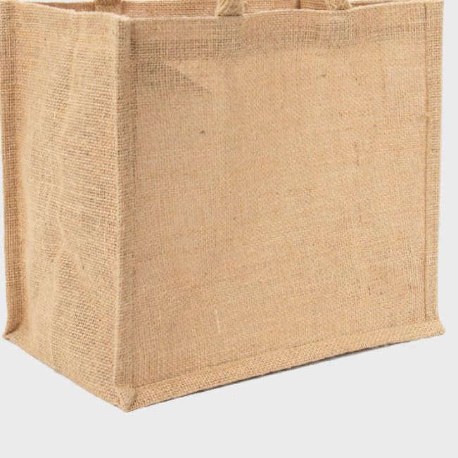 2 x 6 Bottle Jute Carrier - Eco-Friendly, Versatile, and Stylish Beer Gift Bag (2, Plain Beer Carrier)